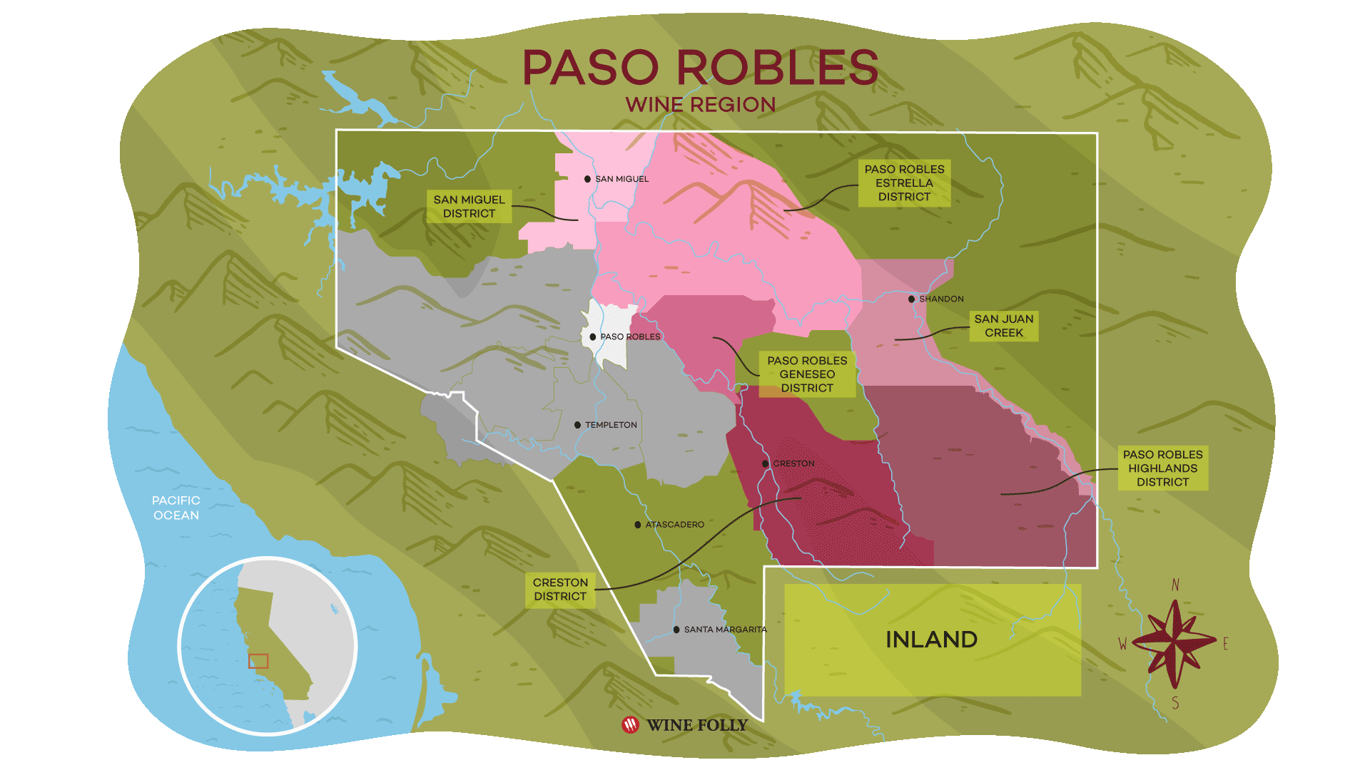 Explore the Wine Regions of Paso Robles Wine Folly